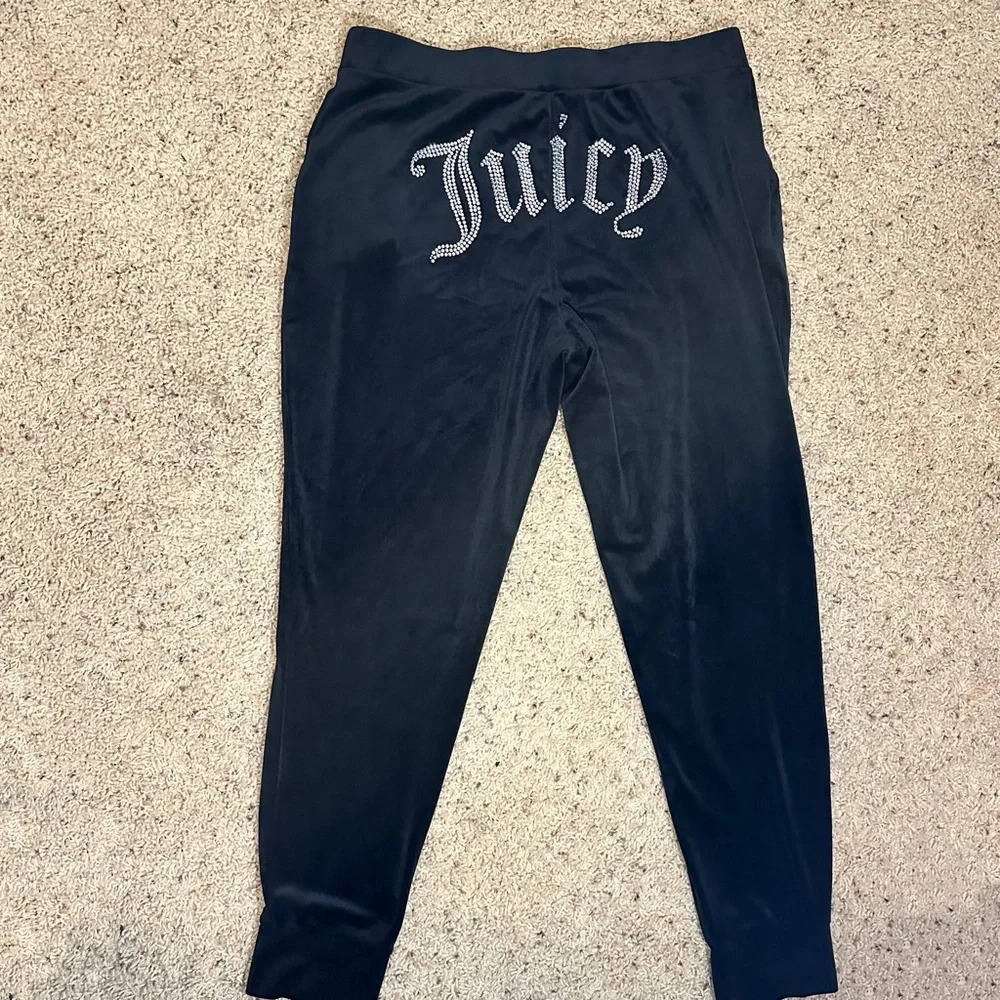 Women's juicy couture jogger pants bling booty XL